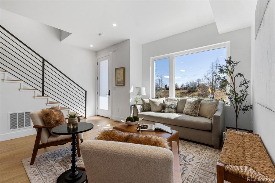 Furnished interior view inside a new home in , Denver (Image 36).
