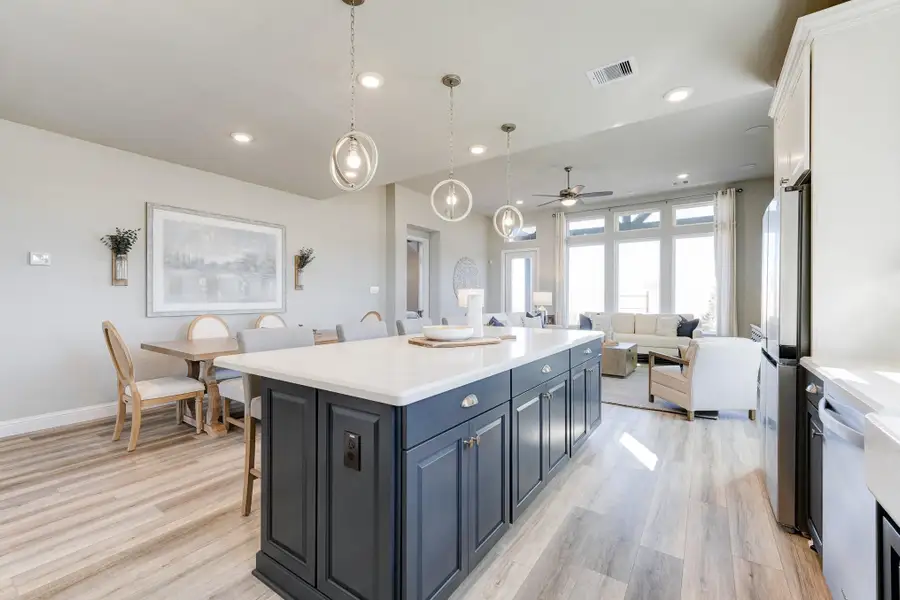 Furnished interior view inside a new home in Elyson: Elyson Duets, Katy (Image 33). Furnished interior view inside a new home in Elyson: Elyson Duets, Katy (Image 33).