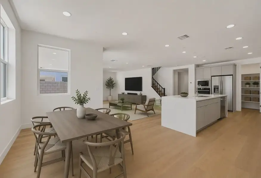 Great Room Virtually Staged - 3 of 15