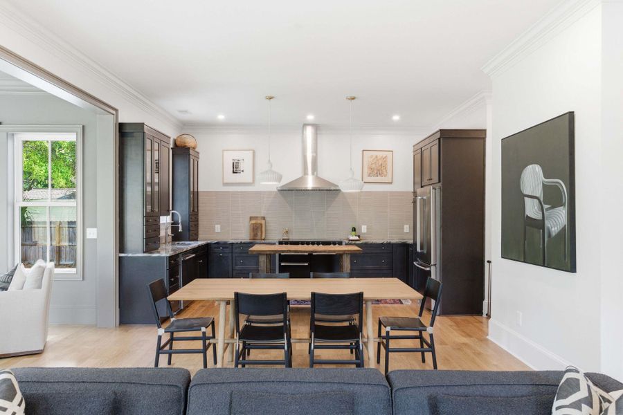 Furnished interior view inside a new home in , Charleston (Image 12).