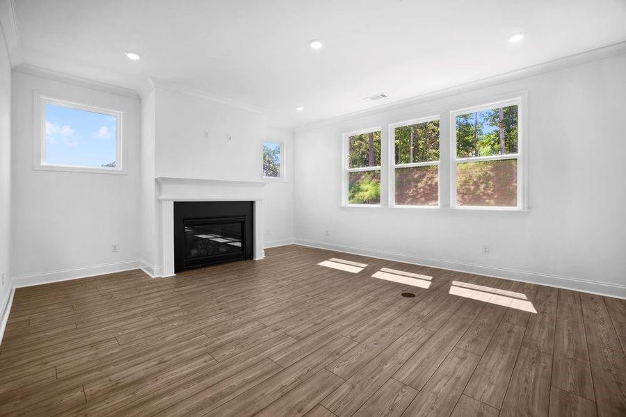 Furnished interior view inside a new home in Bailey Fence, Dacula (Image 11).