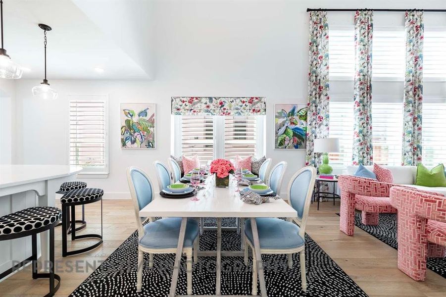 Furnished interior view inside a new home in Mosaic: 40ft. lots, Celina (Image 16).