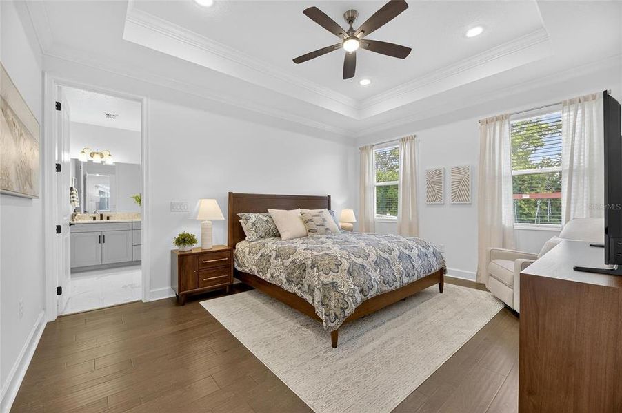 Furnished interior view inside a new home in Marisol Pointe at MiraBay Florida Series, Apollo Beach (Image 50).