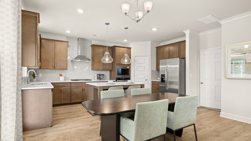 Representative furnished interior of a home built from the Savannah by D.R. Horton in The Gates at Pates Creek, Hampton (Image 6).