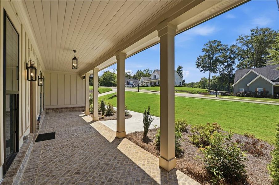 Exterior details and patio area of a home in , Commerce (Image 26). Exterior details and patio area of a home in , Commerce (Image 26).