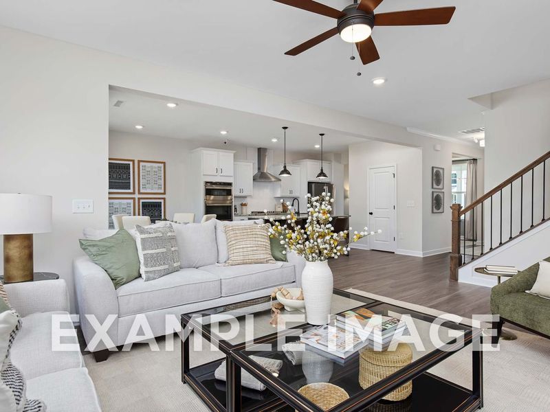 Representative furnished interior of a home built from the The Willow E by Davidson Homes LLC in Tobacco Road, Angier (Image 14). Representative furnished interior of a home built from the The Willow E by Davidson Homes LLC in Tobacco Road, Angier (Image 14).