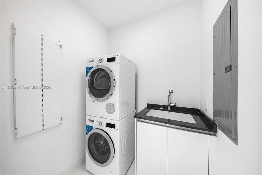 Furnished interior view inside a new home in Aston Martin Residences, Miami (Image 7).