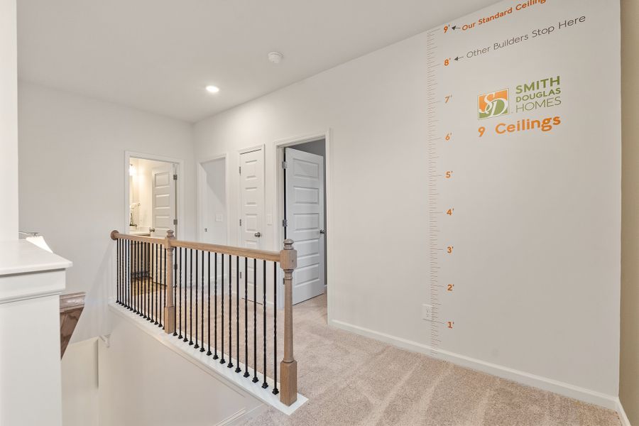 Spacious, unfurnished interior of a new home in The Andros, Dalton (Image 21).