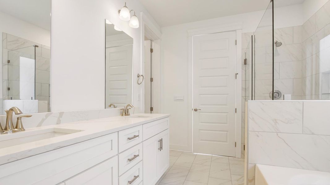 Representative furnished interior of a home built from the Camellia by D.R. Horton in Breakfast Point East Phase II, Panama City Beach (Image 11).