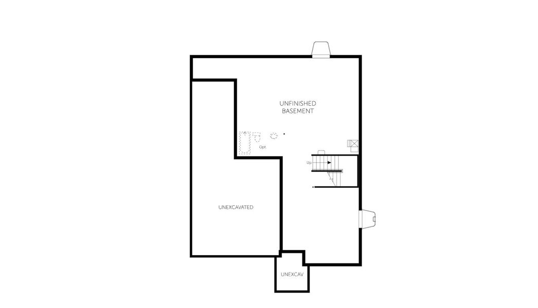 2D floor plan layout for the Conifer - Single Family Homes by Dream Finders Homes in Muegge Farms, Bennett, CO (Image 4). 2D floor plan layout for the Conifer - Single Family Homes by Dream Finders Homes in Muegge Farms, Bennett, CO (Image 4).