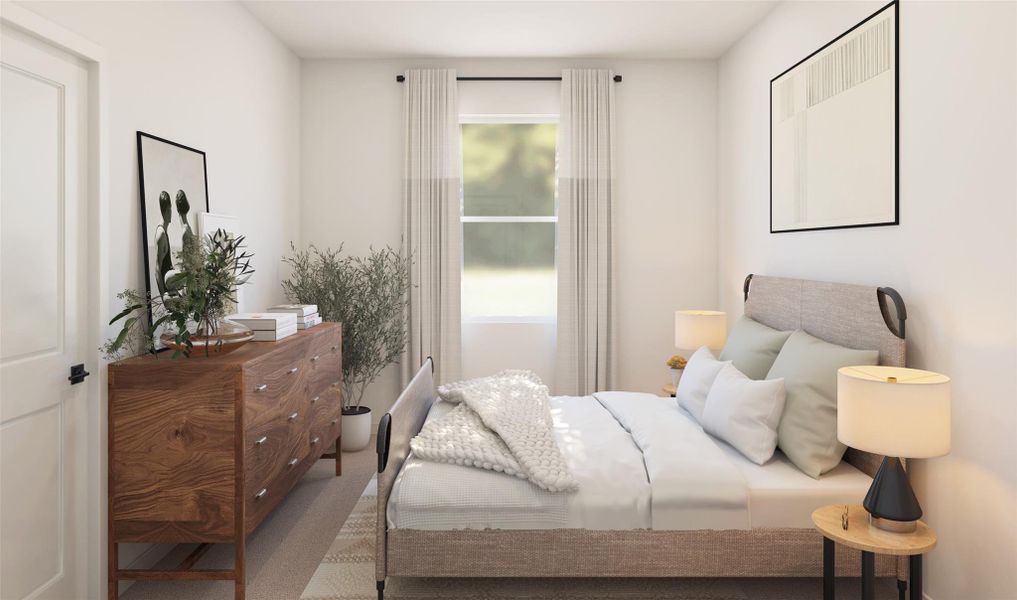 Bedroom 2 (*Artist rendering used for illustration purposes only.) Bedroom 2 (*Artist rendering used for illustration purposes only.)