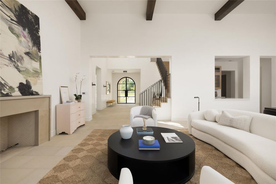 Furnished interior view inside a new home in Amarra Villas, Austin (Image 26).