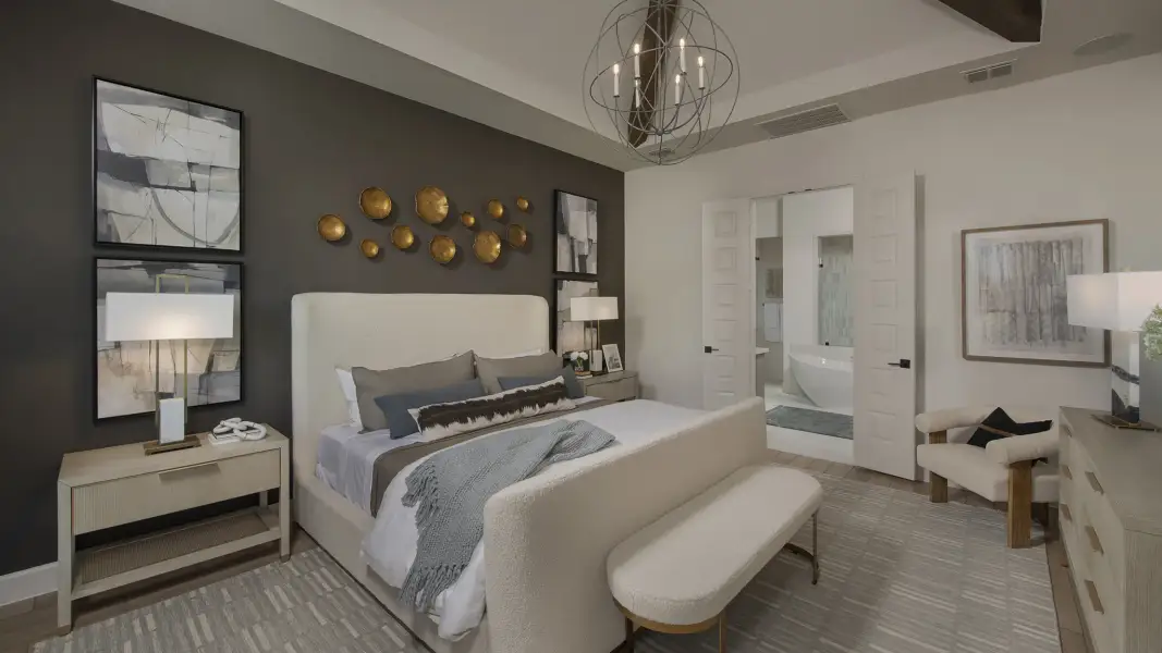 Representative furnished interior of a home built from the 3094W by Perry Homes in Briarley, Montgomery (Image 12).
