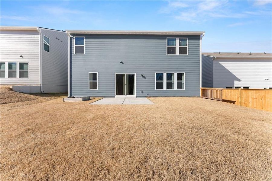 Exterior details and patio area of a home in , Braselton (Image 3). Exterior details and patio area of a home in , Braselton (Image 3).