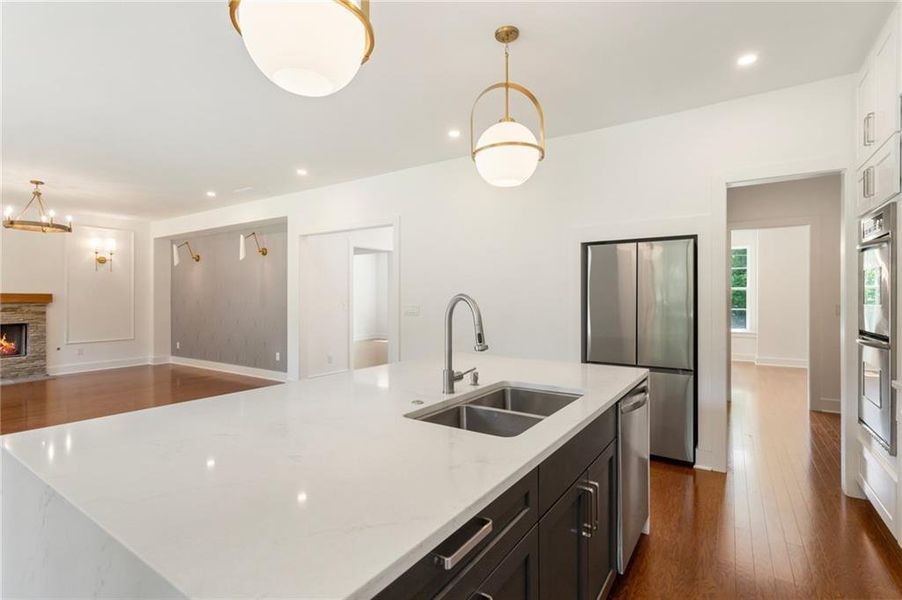 Furnished interior view inside a new home in , Snellville (Image 10).