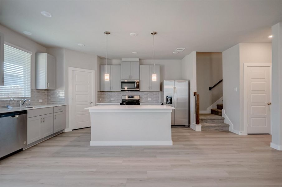 Furnished interior view inside a new home in McClendon Park Village, Houston (Image 12). Furnished interior view inside a new home in McClendon Park Village, Houston (Image 12).