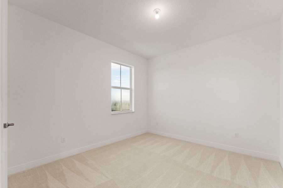 Representative unfurnished interior of a home built from the Bellis by Mattamy Homes in Newfield - Rosette Park, Palm City (Image 18).