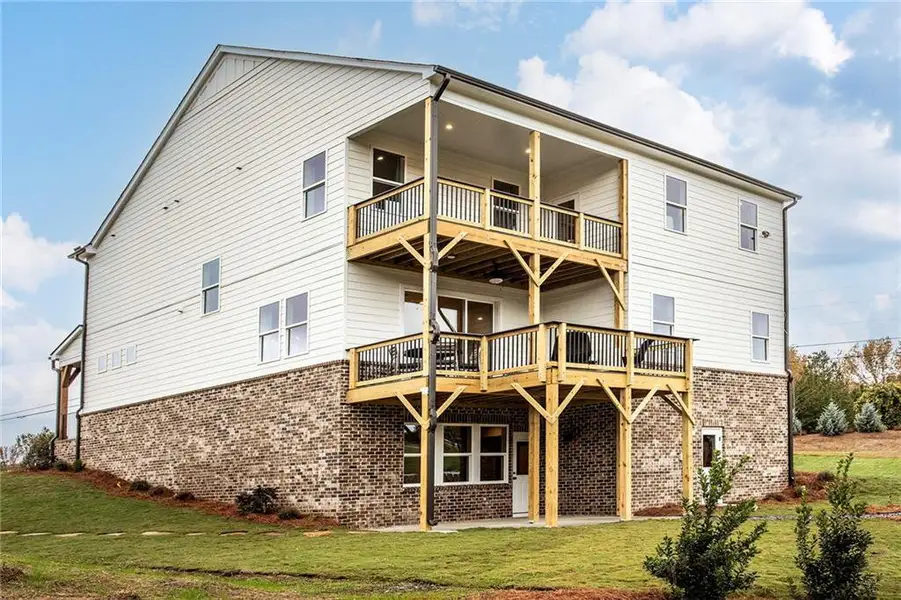 Exterior details and patio area of a home in Hopewell Reserve, Cumming (Image 24). Exterior details and patio area of a home in Hopewell Reserve, Cumming (Image 24).
