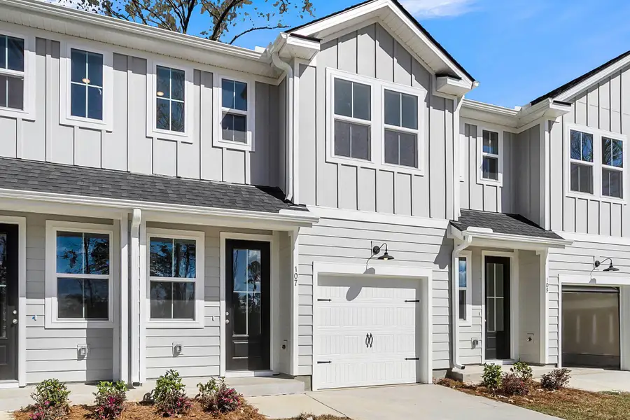 Front exterior of a new home in , Summerville, SC, highlighting curb appeal (Image 2). Front exterior of a new home in , Summerville, SC, highlighting curb appeal (Image 2).