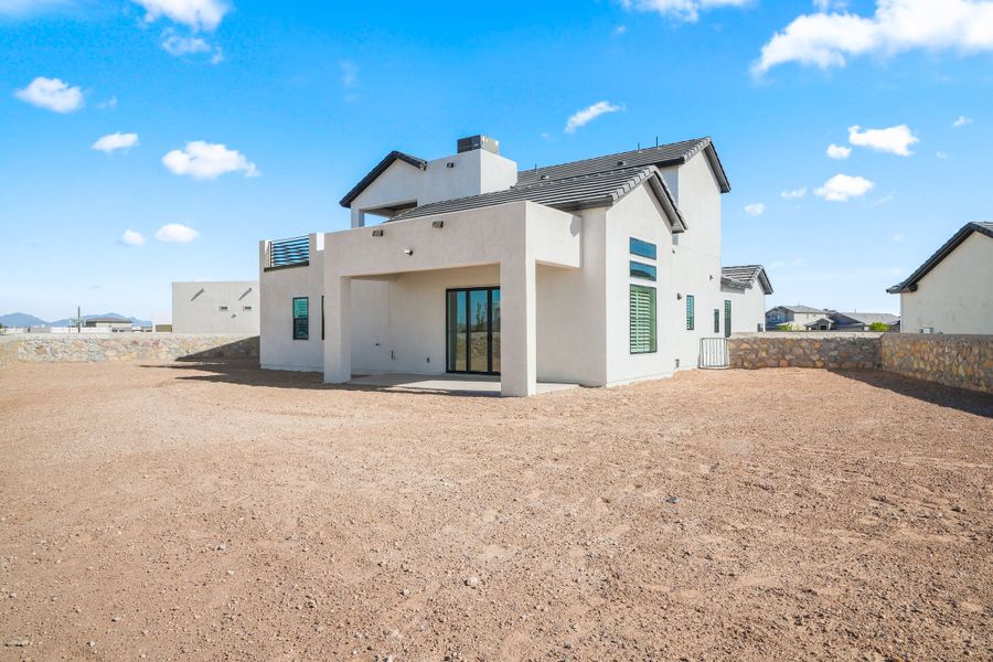 Representative exterior details of a home built from the Pine Hurst by LEH. Homes in Emerald Estates, El Paso (Image 31). Representative exterior details of a home built from the Pine Hurst by LEH. Homes in Emerald Estates, El Paso (Image 31).