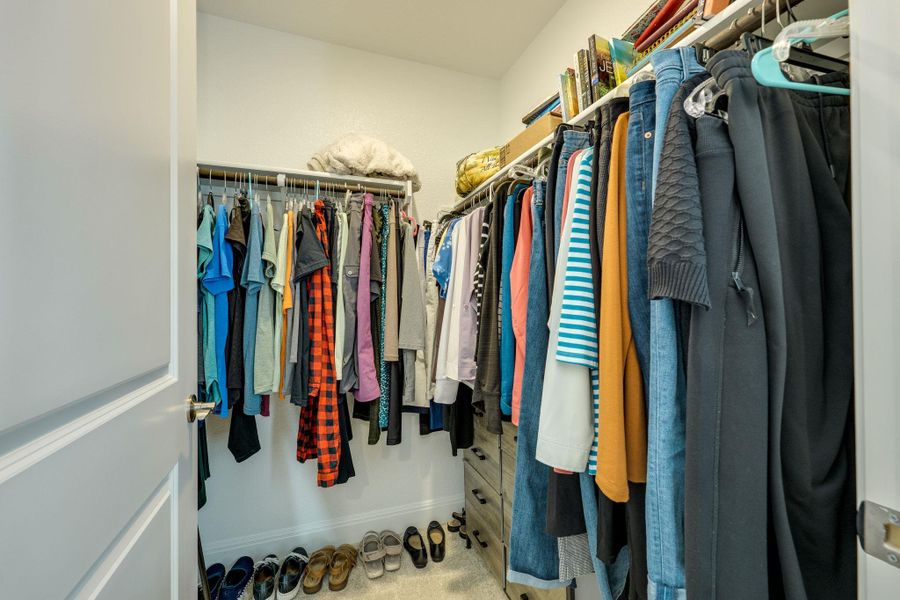 Nice walk-in closet