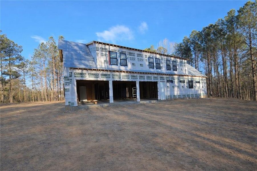 In-progress construction of a new home in , Acworth, GA (Image 79).
