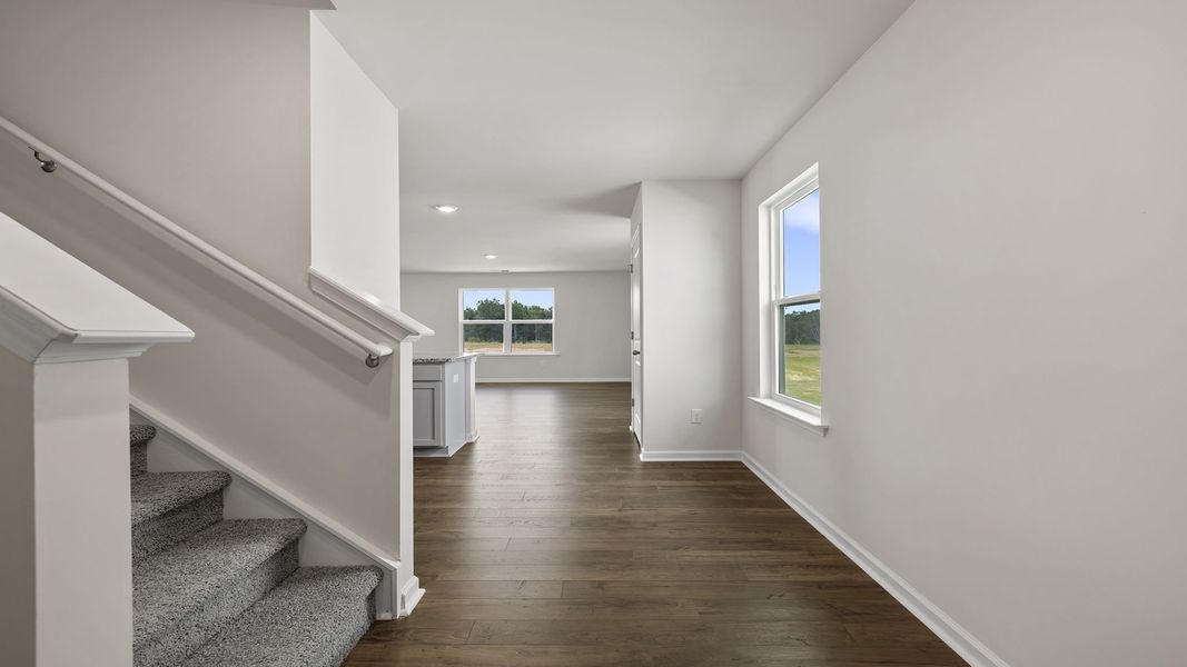 Spacious, unfurnished interior of a new home in Durbin Meadows, Fountain Inn (Image 15). Spacious, unfurnished interior of a new home in Durbin Meadows, Fountain Inn (Image 15).