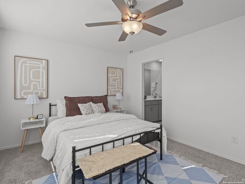Furnished interior view inside a new home in Applewhite Meadows, San Antonio (Image 14).