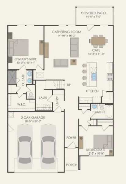 Pulte Homes, Sweetwater floor plan