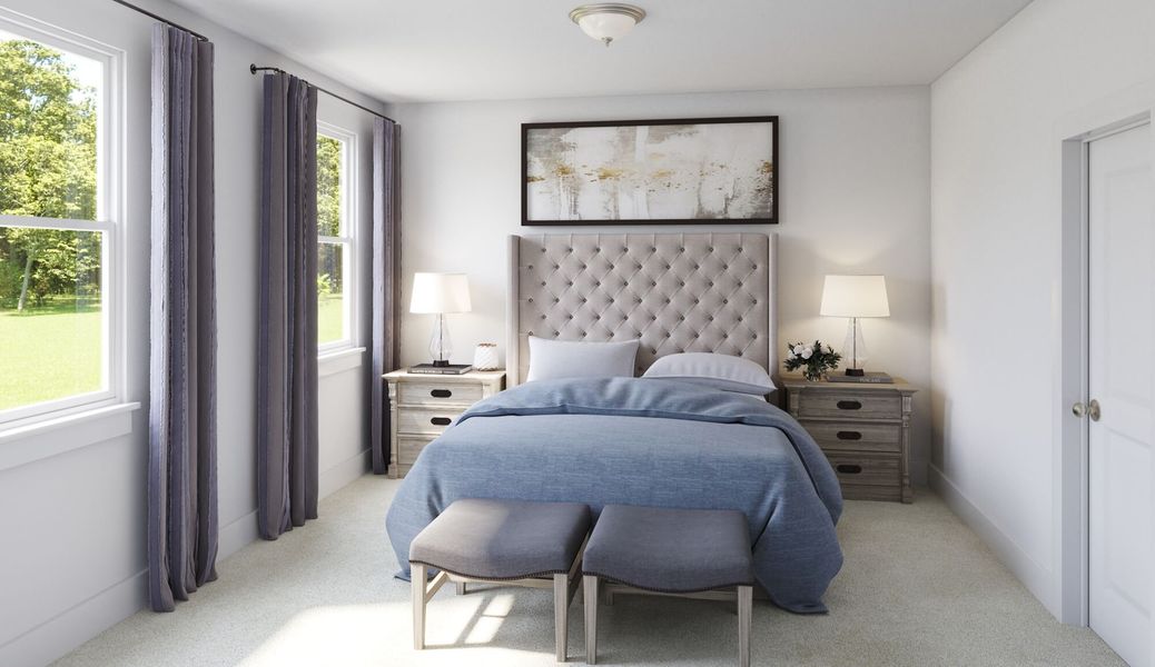 Representative furnished interior of a home built from the Gannon by Mattamy Homes in Cardinal Landing, Coats (Image 10).