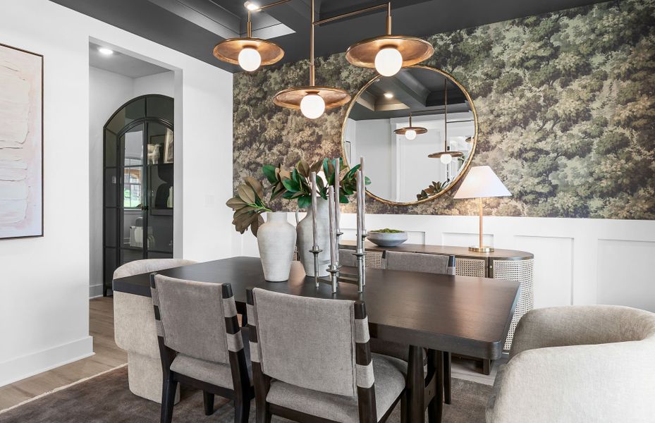 Representative furnished interior of a home built from the Newlyn by Pulte Homes in Amherst, McDonough (Image 17).