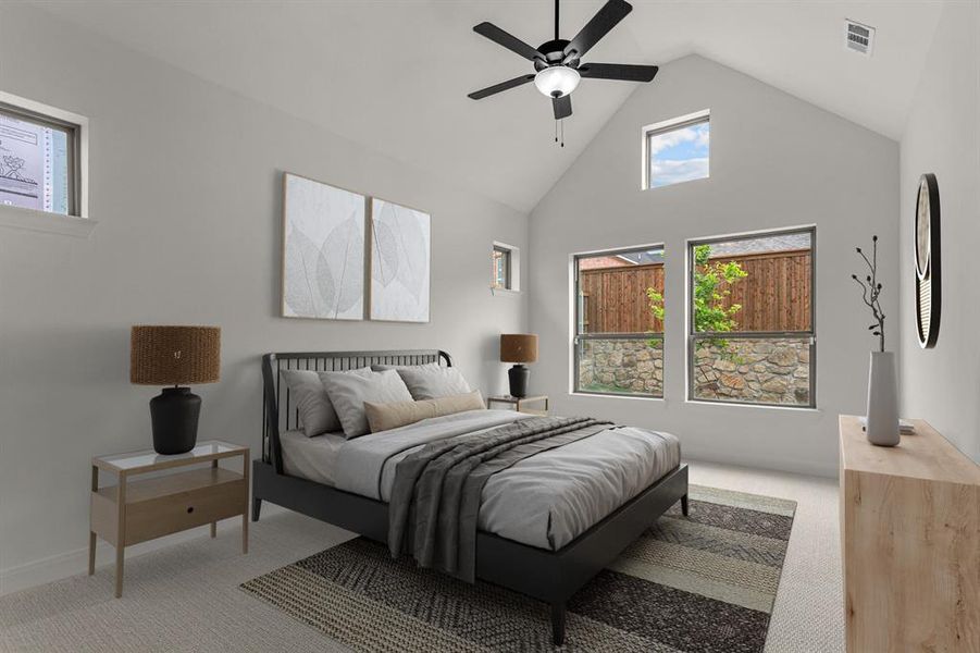 Furnished interior view inside a new home in Walsh Classic, Fort Worth (Image 5). Furnished interior view inside a new home in Walsh Classic, Fort Worth (Image 5).