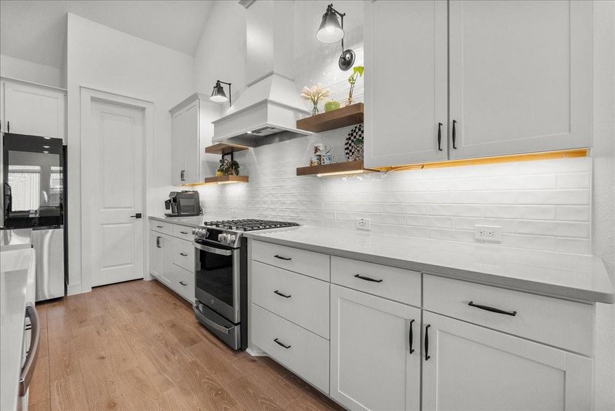 Furnished interior view inside a new home in Westland Ranch - 70' Homesites, League City (Image 33).