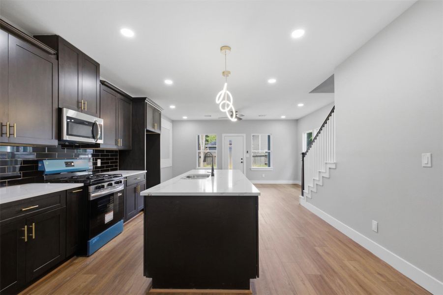 Furnished interior view inside a new home in , Houston (Image 5).