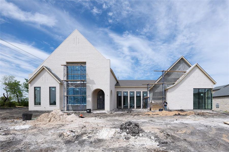 In-progress construction of a new home in , Gunter, TX (Image 19).