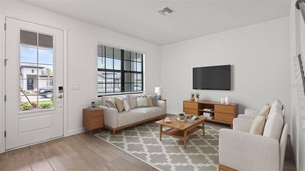 Furnished interior view inside a new home in Rye Ranch, Parrish (Image 9).