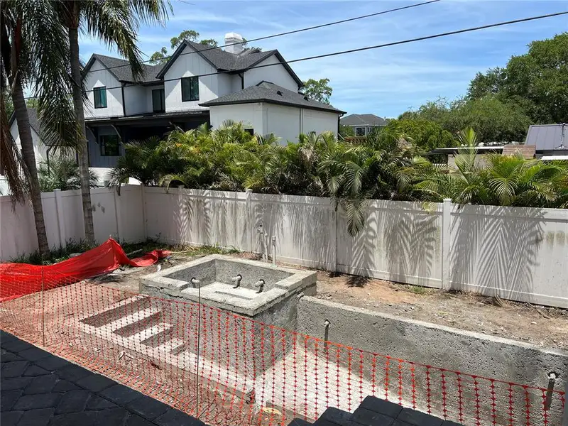 Exterior details and patio area of a home in , Tampa (Image 3).