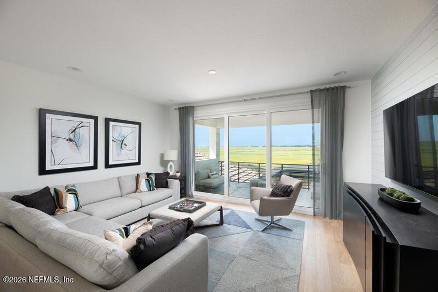 Furnished interior view inside a new home in , St. Augustine (Image 12).