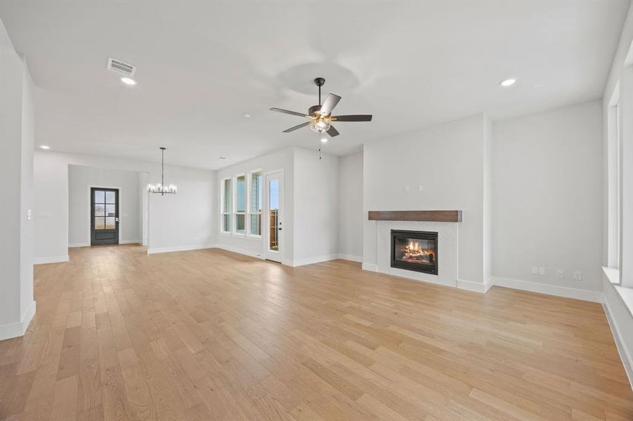 Spacious, unfurnished interior of a new home in The Heights at Uptown Celina, Celina (Image 12). Spacious, unfurnished interior of a new home in The Heights at Uptown Celina, Celina (Image 12).