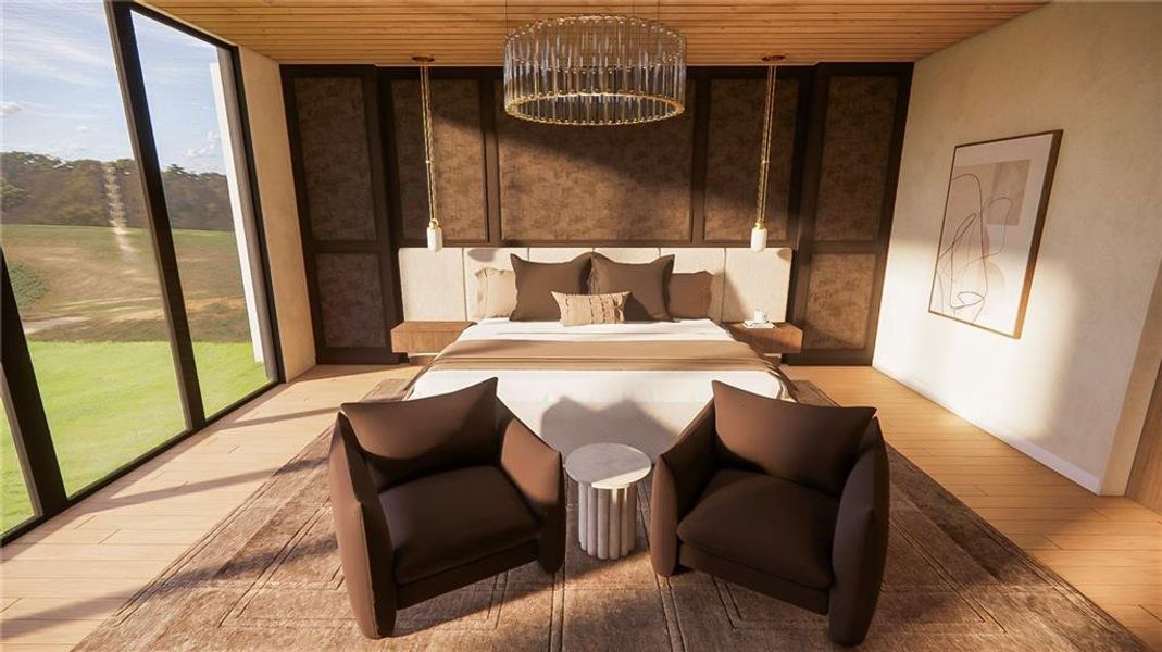 Furnished interior view inside a new home in , Atlanta (Image 9). Furnished interior view inside a new home in , Atlanta (Image 9).