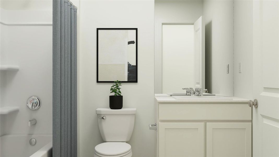 Furnished interior view inside a new home in Firefly Pointe: Classic Collection, Hutto (Image 14). Furnished interior view inside a new home in Firefly Pointe: Classic Collection, Hutto (Image 14).