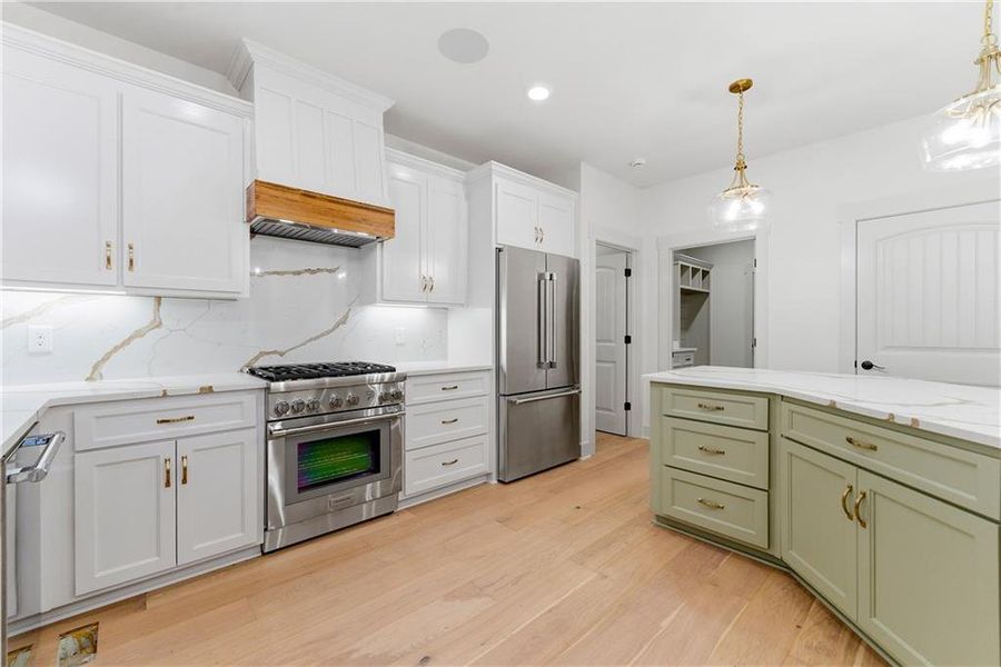 Furnished interior view inside a new home in , Canton (Image 7).