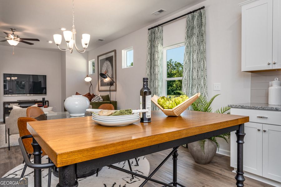 Furnished interior view inside a new home in Stonebridge North, Macon (Image 5).