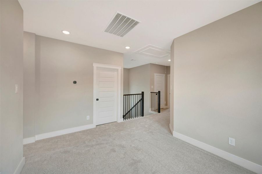 Spacious, unfurnished interior of a new home in Two Step Farm - Cottages Row Collection, Montgomery (Image 20). Spacious, unfurnished interior of a new home in Two Step Farm - Cottages Row Collection, Montgomery (Image 20).