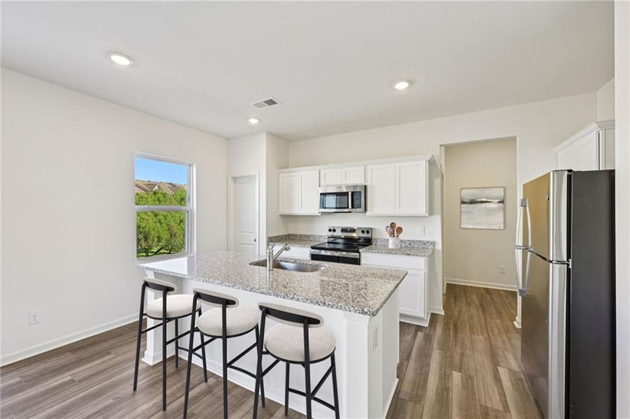 Furnished interior view inside a new home in Crescent Pointe, Carrollton (Image 12).