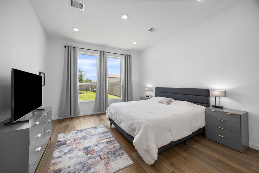 Furnished interior view inside a new home in , Cypress (Image 28).