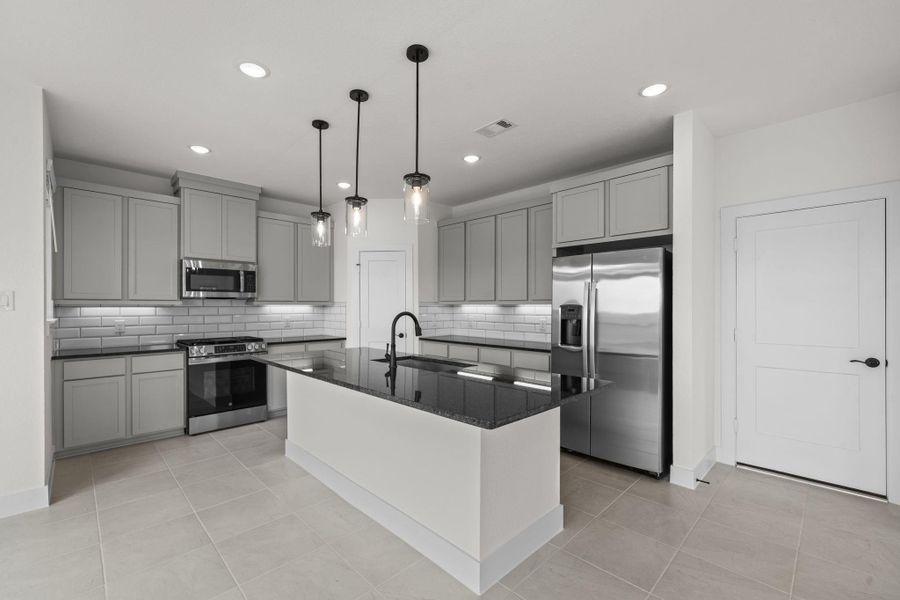 Furnished interior view inside a new home in , Katy (Image 8).