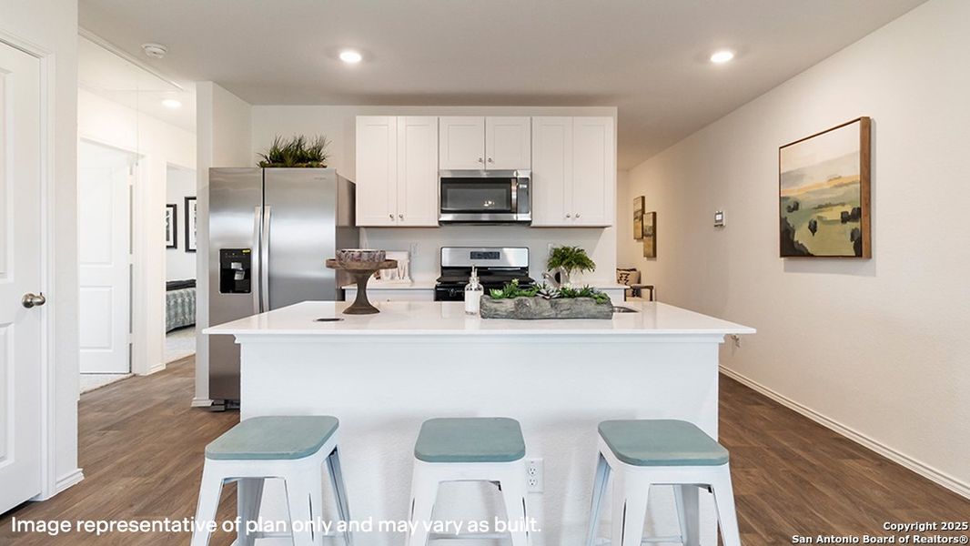 Furnished interior view inside a new home in Sereno Springs, Converse (Image 17). Furnished interior view inside a new home in Sereno Springs, Converse (Image 17).