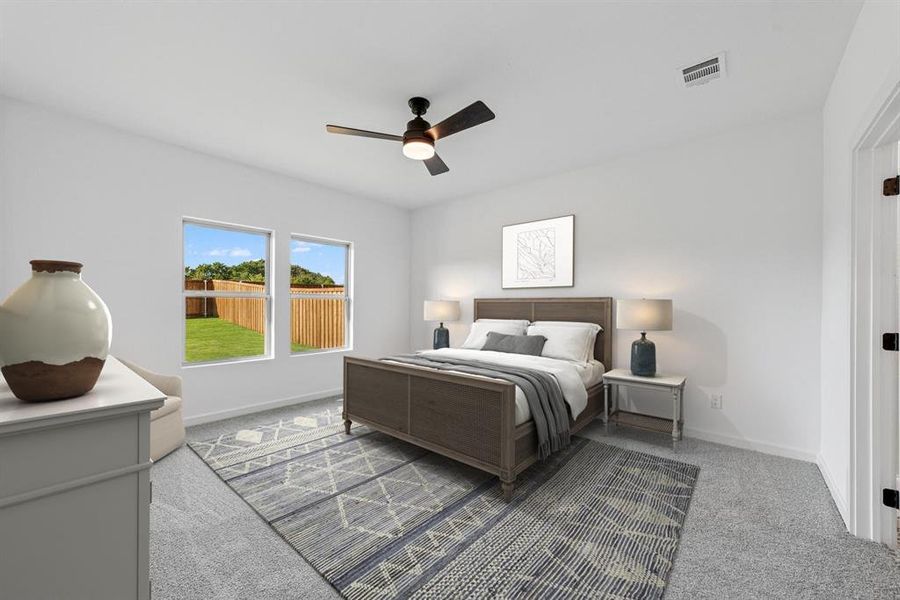 Furnished interior view inside a new home in Aspire at Noble Ridge, Howe (Image 13). Furnished interior view inside a new home in Aspire at Noble Ridge, Howe (Image 13).