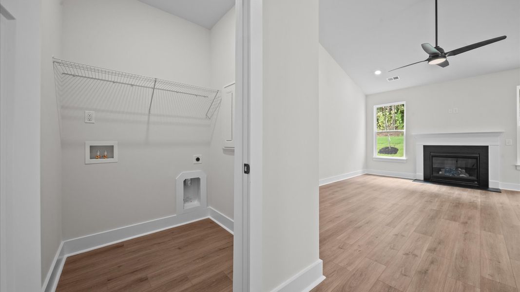 Furnished interior view inside a new home in Creeks at Midway, Anderson (Image 9).